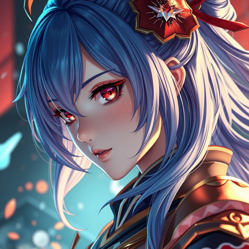 Ultra-Realistic 3D Anime Artwork with Vibrant Colors and Int...