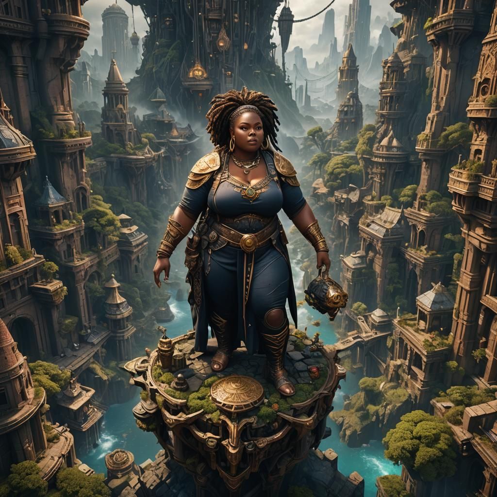 Detailed Matte Painting of a Connected Pair