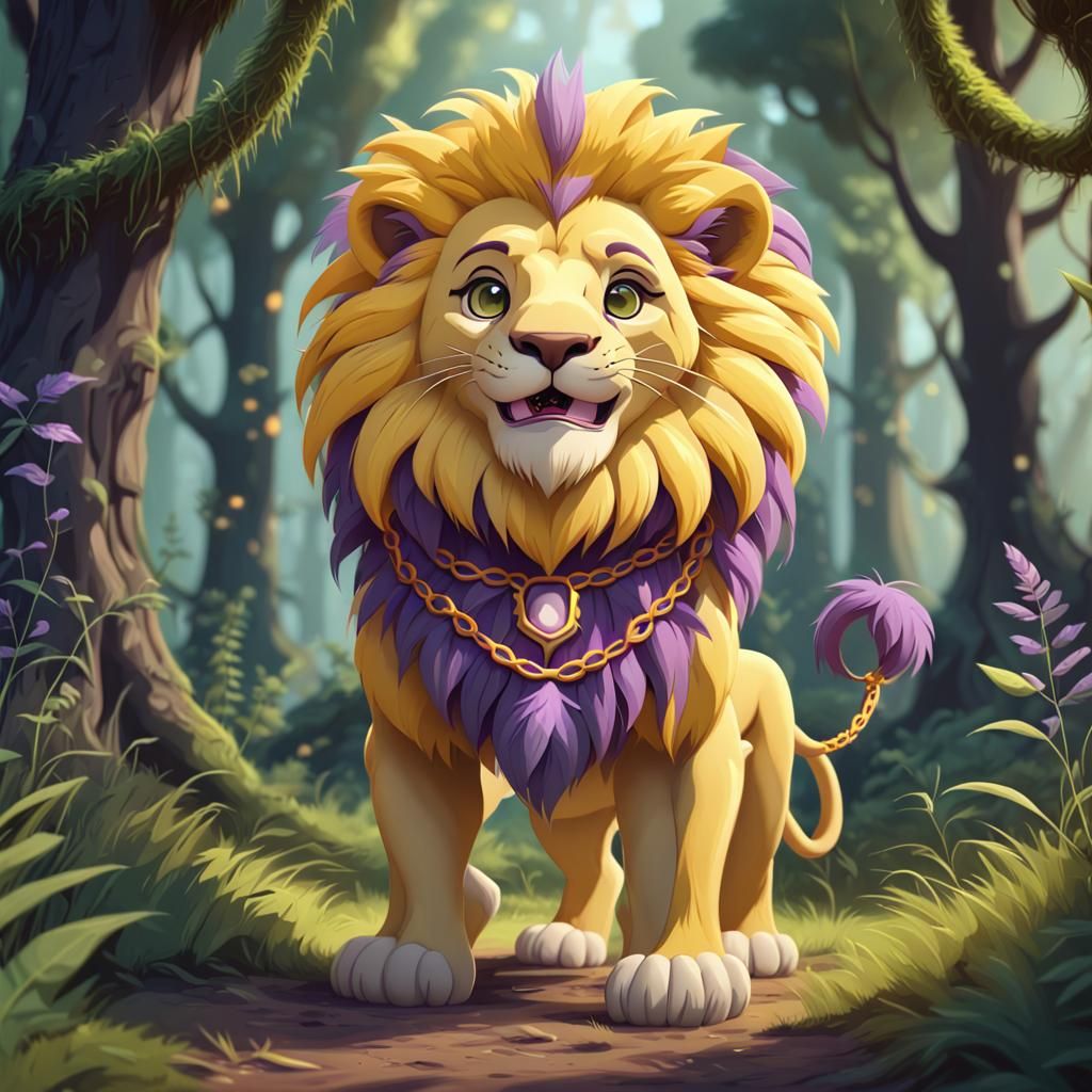 The Purple Lion