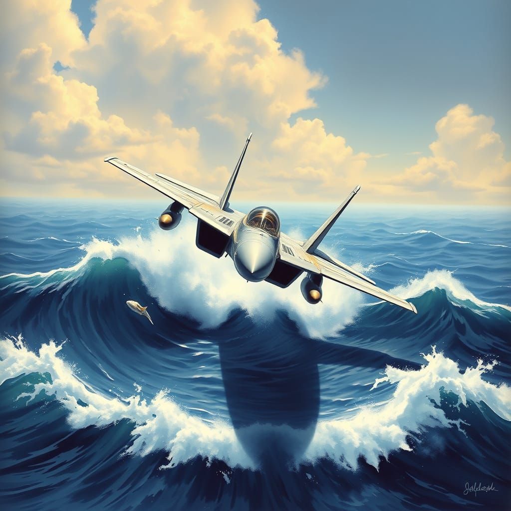F-14 Tomcat Sonic Boom: Futuristic Realism