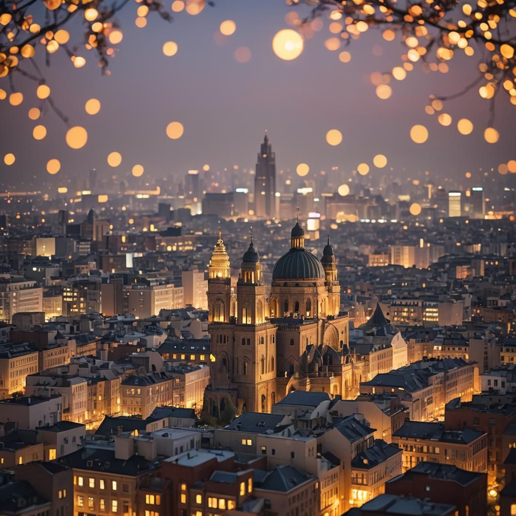 Babylon in Sharp Focus with Bokeh