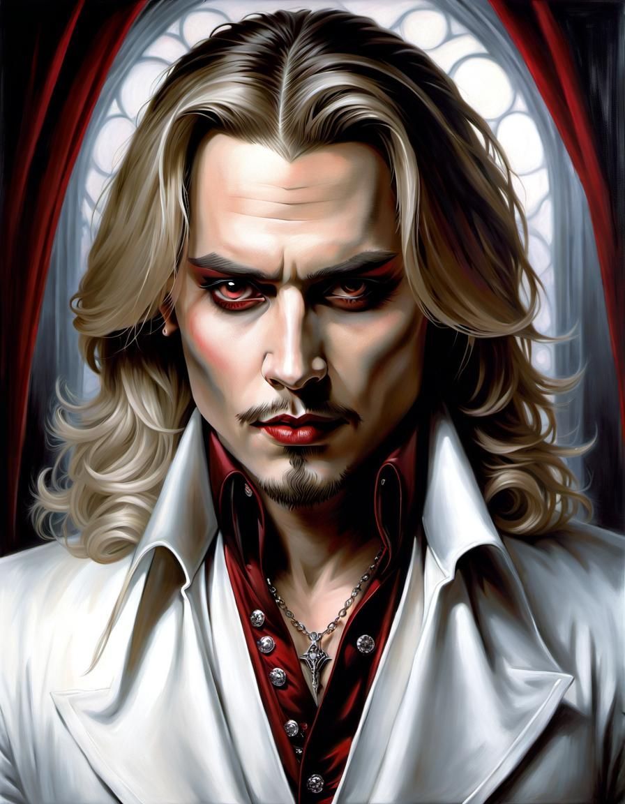 Johnny Depp as The Vampire Lestat