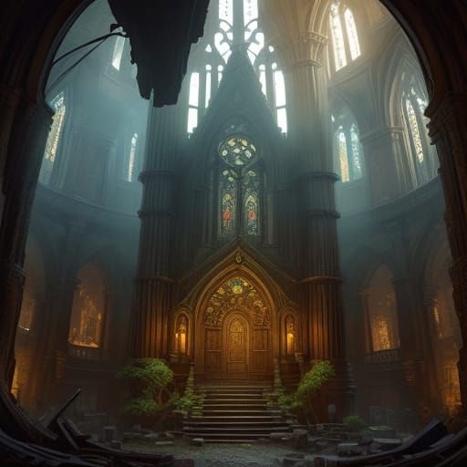 Hidden Tree Library: Hyperrealistic Fantasy Art