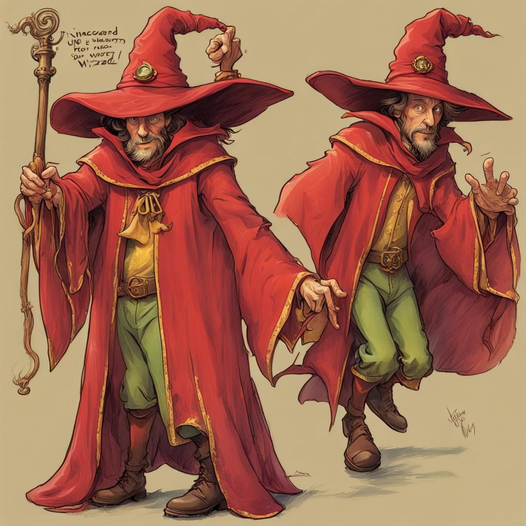 Rincewind's Unlikely Quest: A Digital Matte Painting