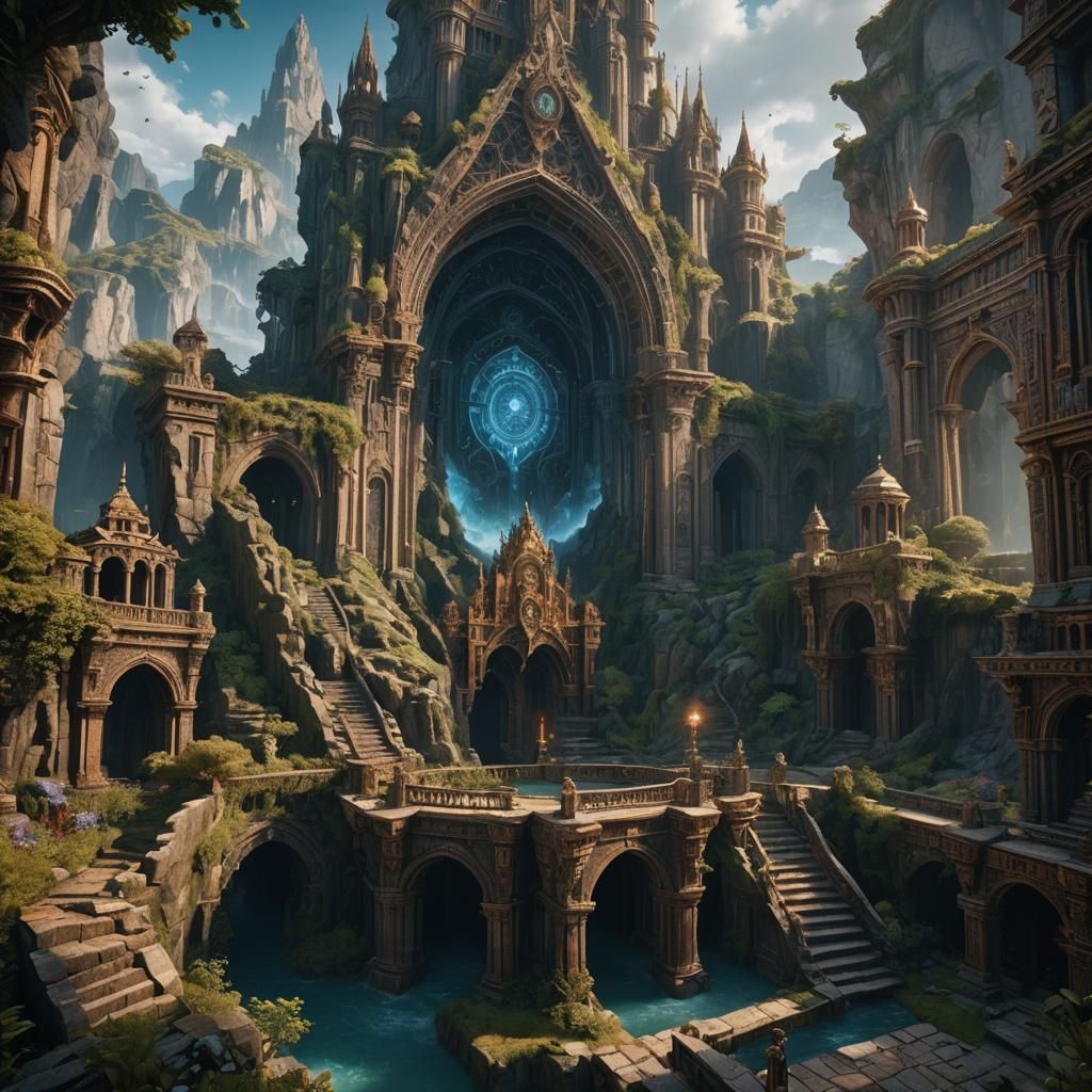 God's-Eye View: Fantastical Matte Painting in Deep Color