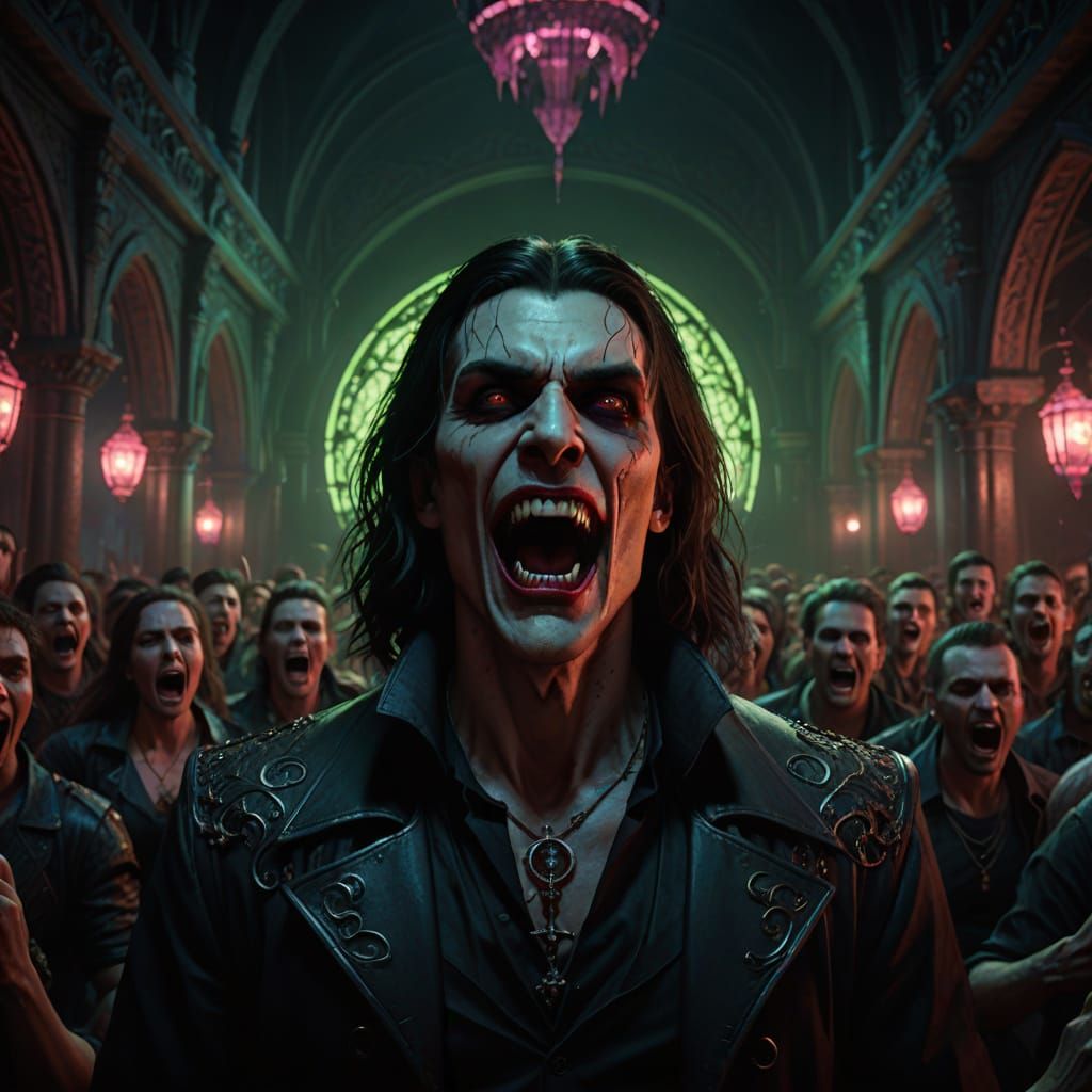 Gothic Vampire in Concert Chaos