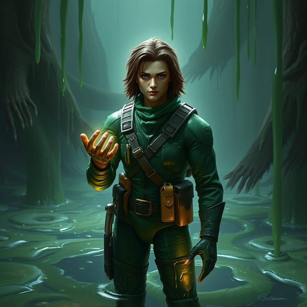 G. I. Joe Heals in Forest Slime, Concept Art