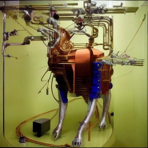 Vintage Computer Sculpture at Museum of New Media