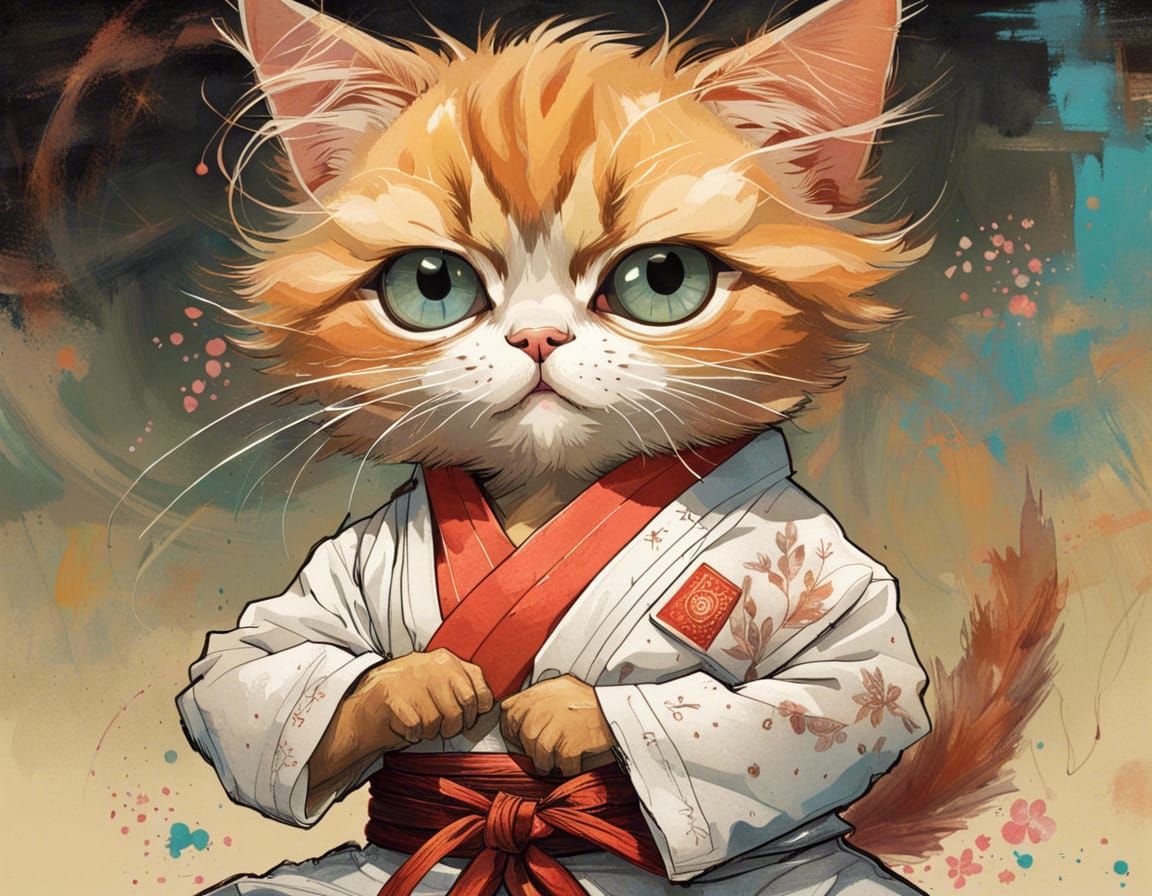 Karate cat