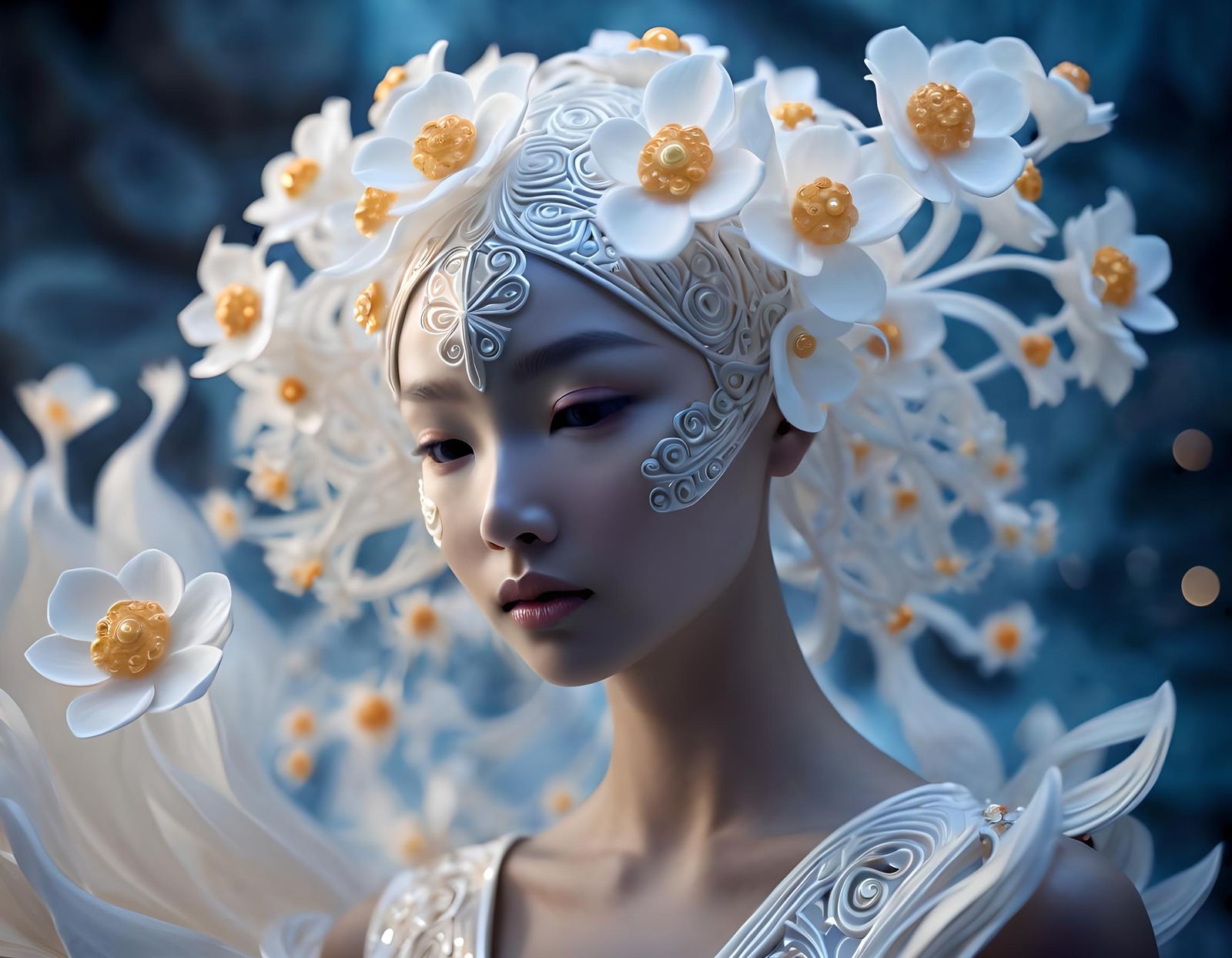 Cycladic Figures Dance at the Edge of the World