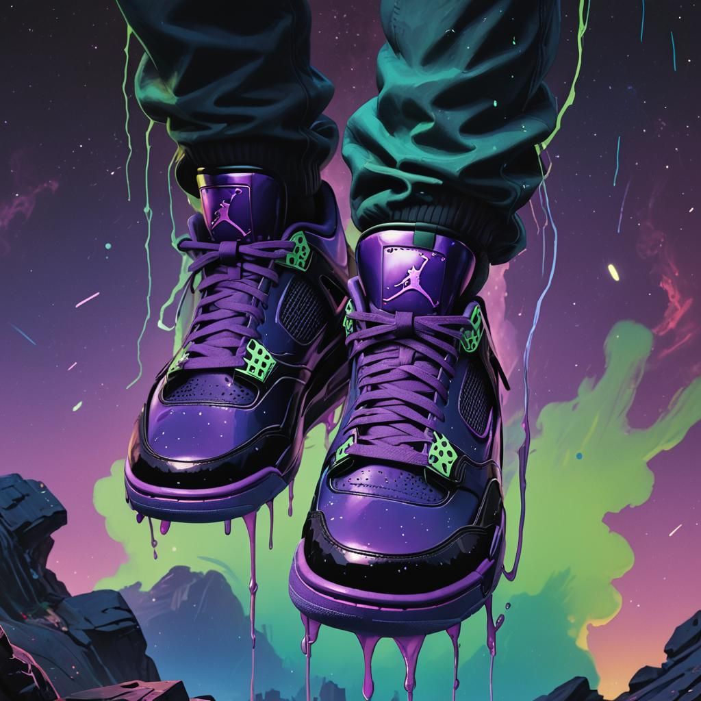 Air Jordan 4 Covered in Space Goo