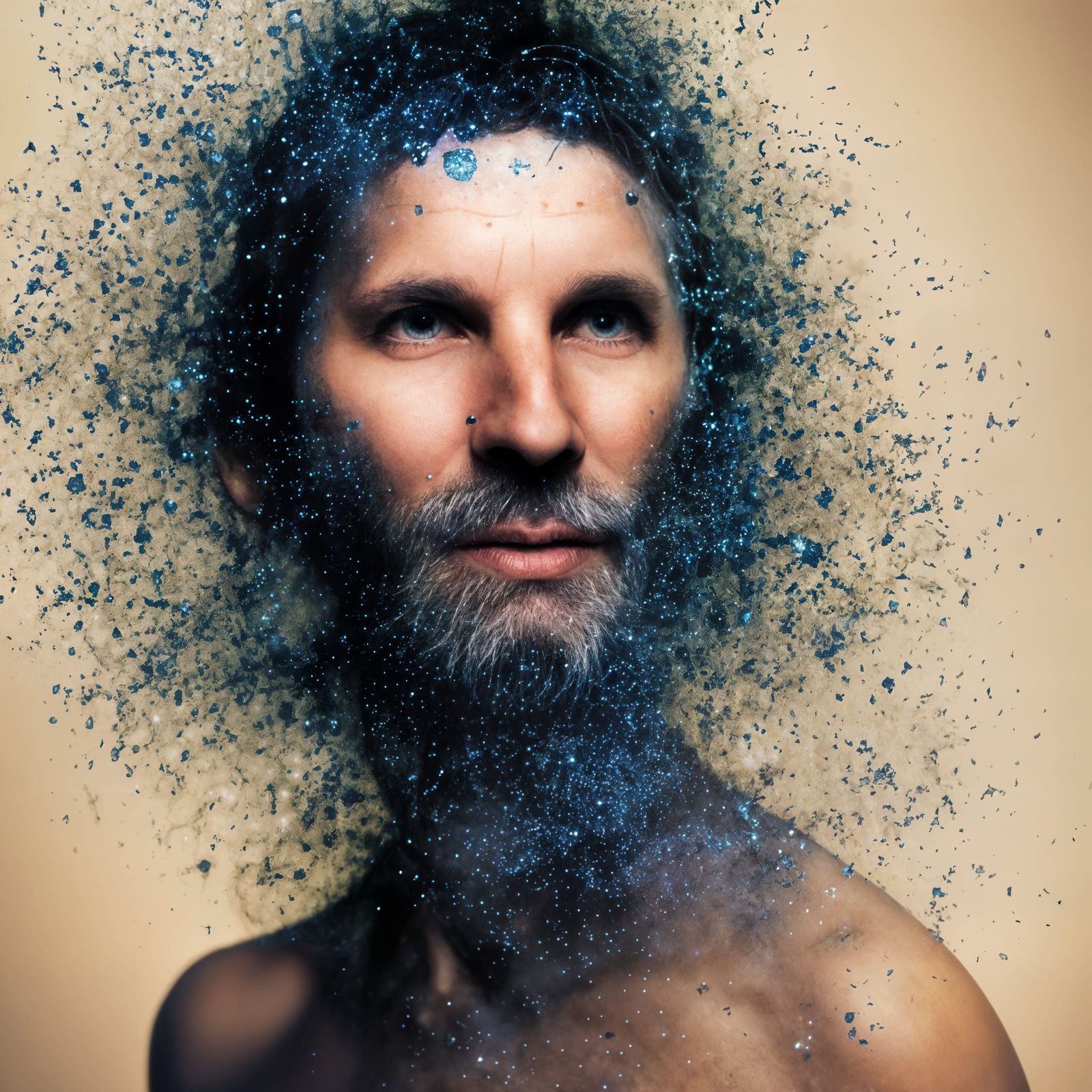 Head Enrobed in an AI controlled Constellation of Defensive ...