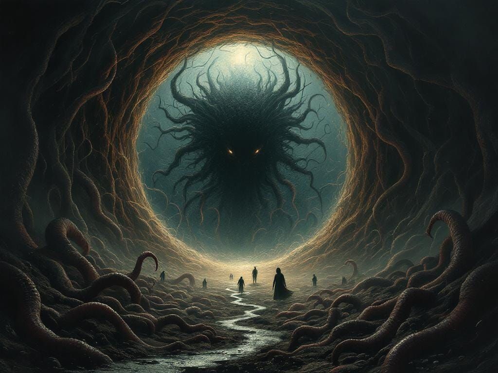 AI Generated Cosmic Horror Image