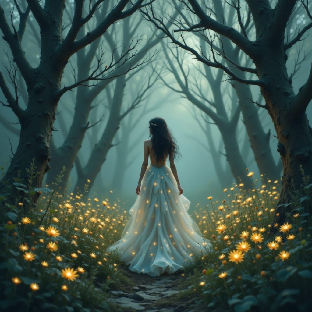 Forlorn Princess in Labyrinthine Enchanted Forest