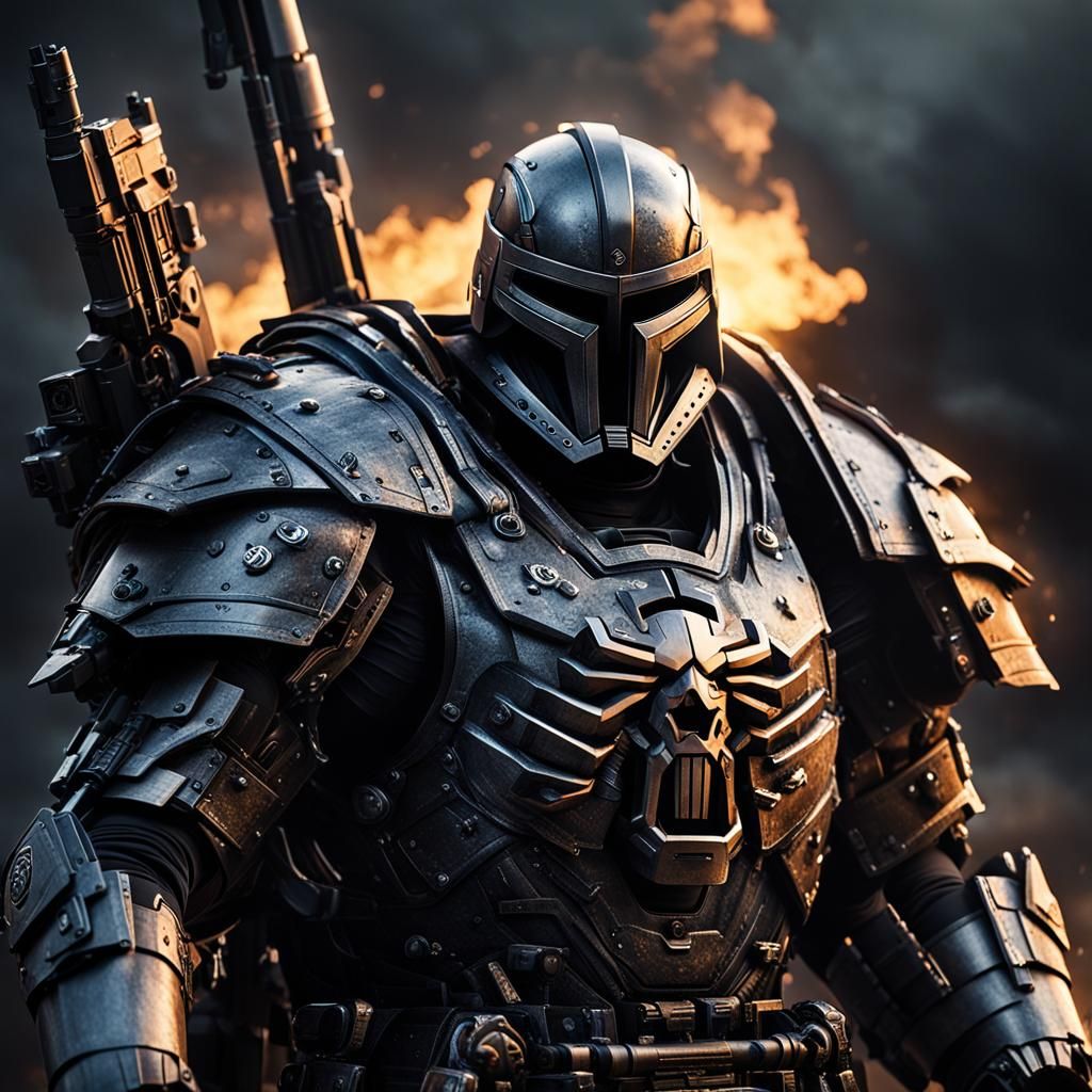 Glowing Leader in Liquid Darkness: Cinematic CGI