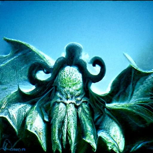 AI Generated Image of Cthulhu