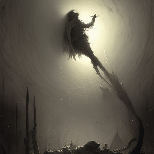 Nightmare Engraving: A Vision of Horror