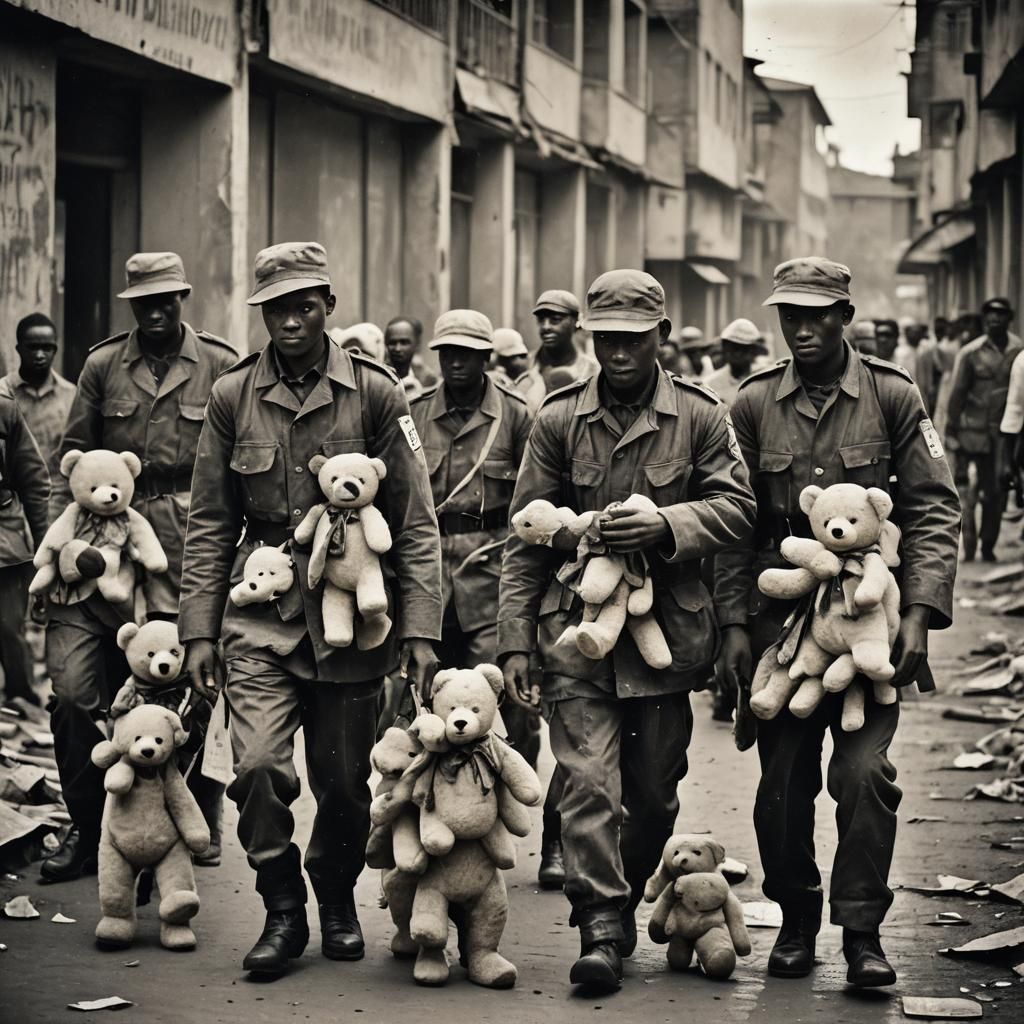 Kiefer-esque: Kigali Round-Up in Grainy Black and White