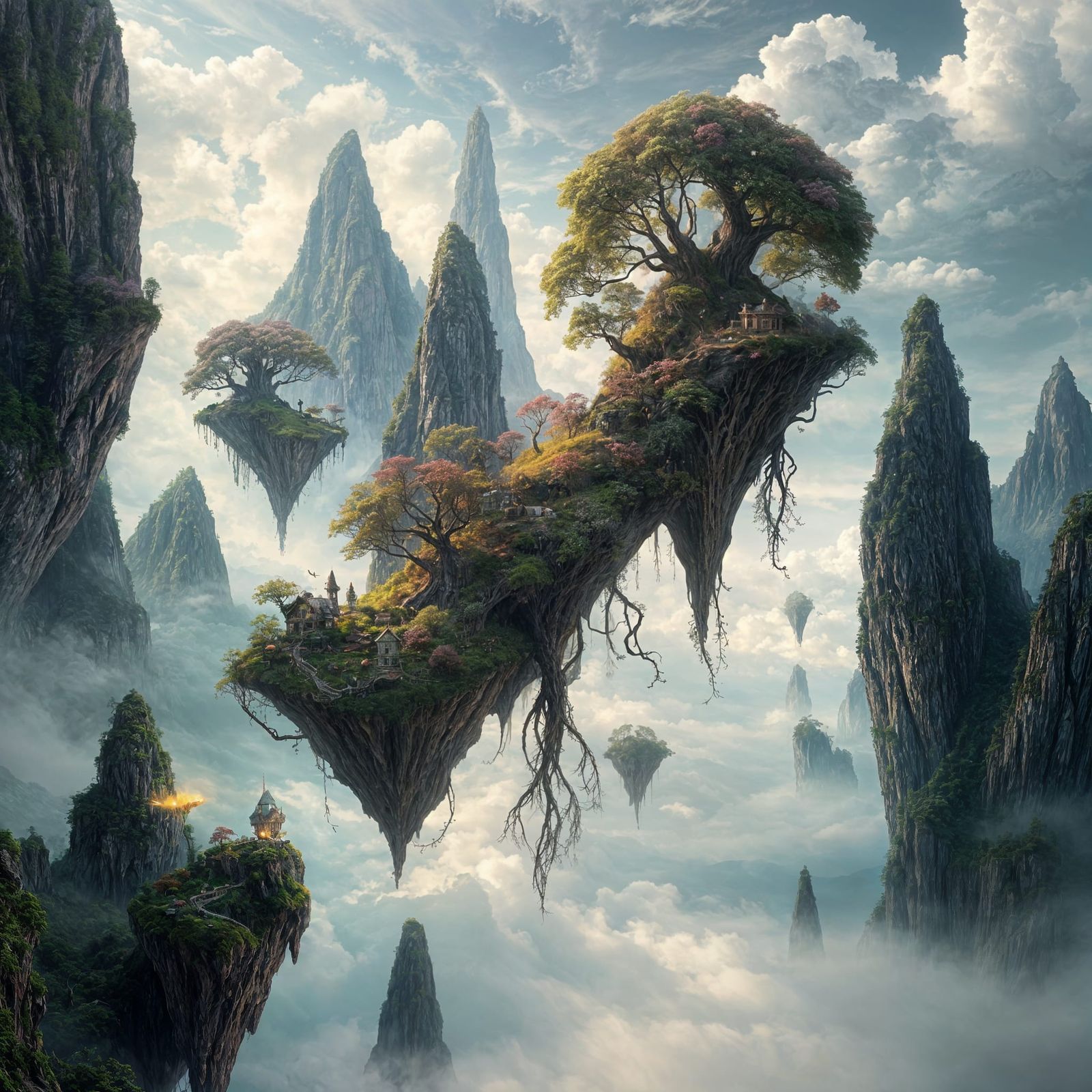 Surreal Islands in Ethereal Fantasy Landscapes
