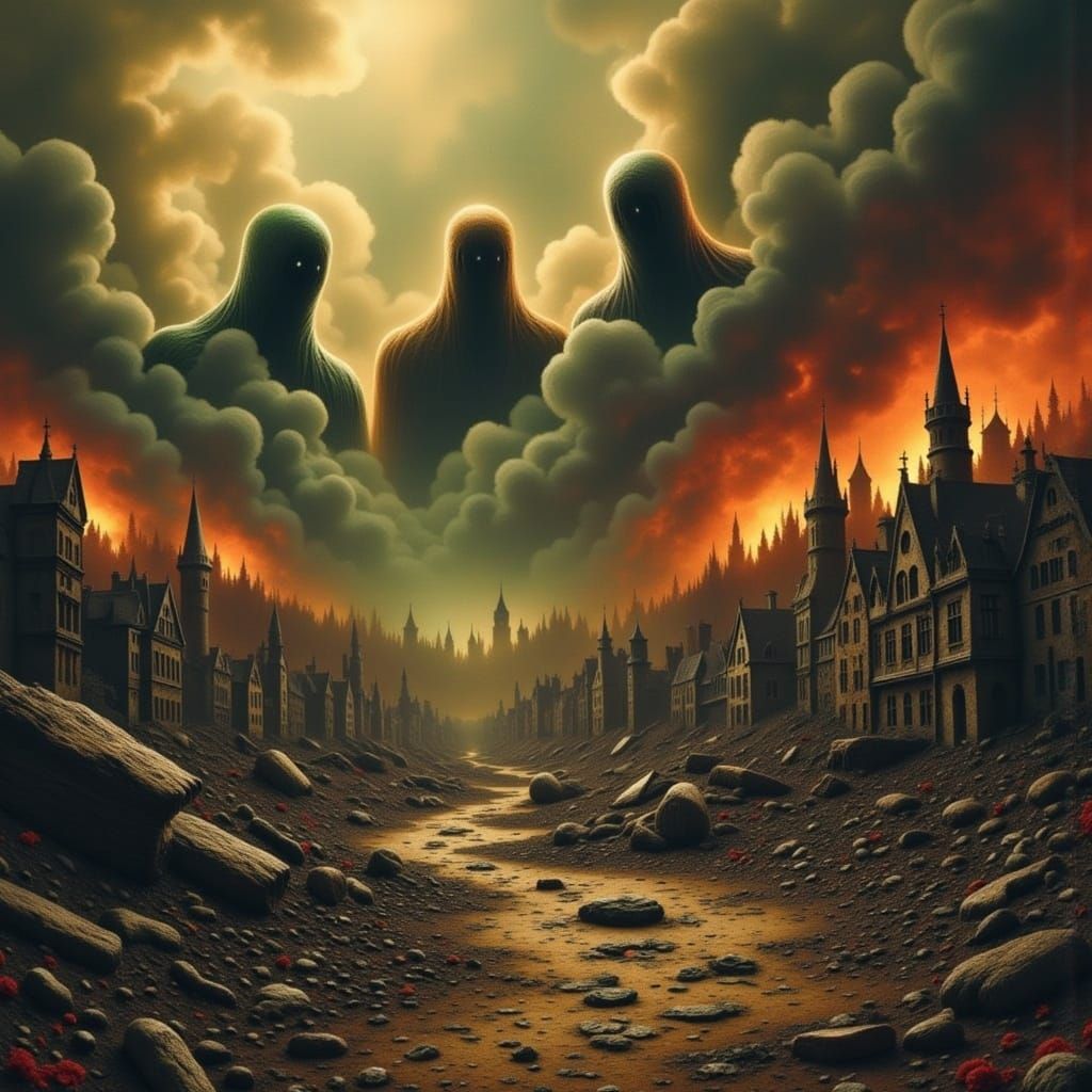 War-Torn Hellscape with Unfeeling Gods