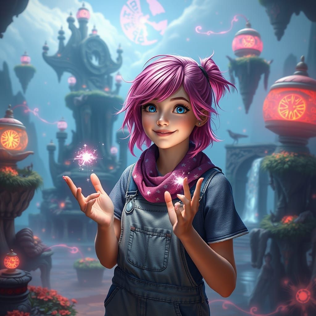 Teen Witch Trains in Ethereal Eldritch Realm