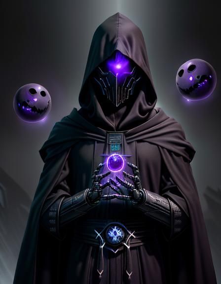 Robotic Dark Mage in Shadow Magic Twilight