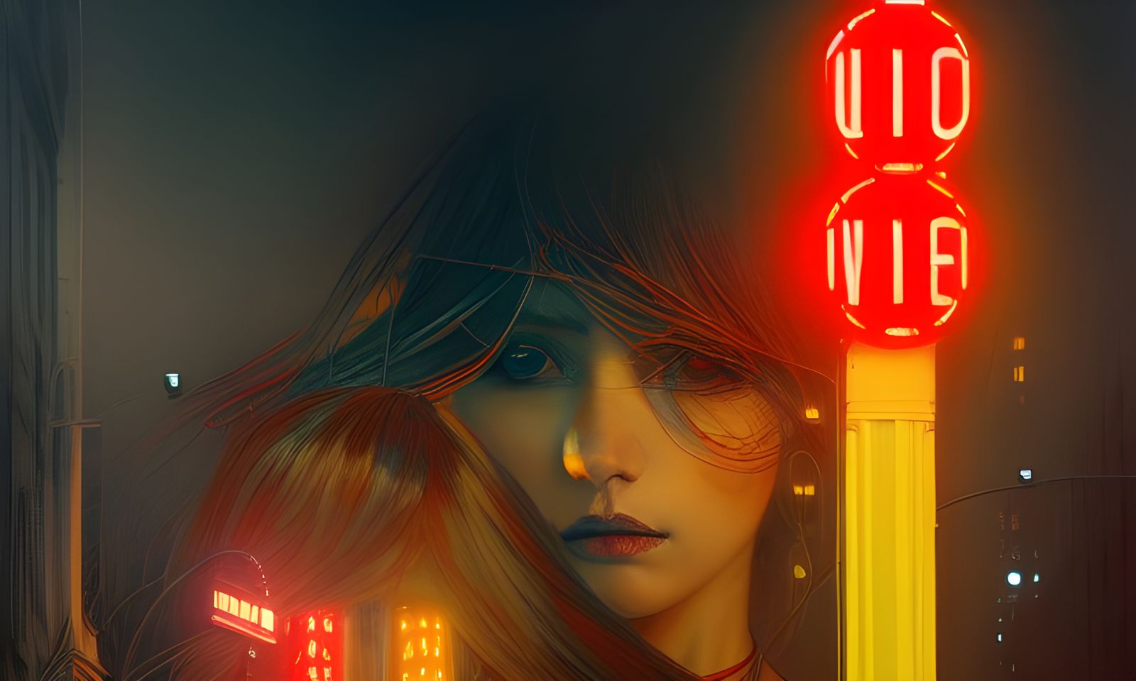 Hyperdetailed Portrait of Neighbors in Golden Age Style