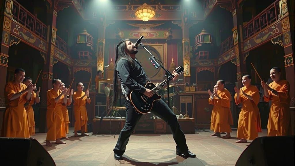 Motorhead Rocks a Buddhist Monastery with Ecstatic Monks
