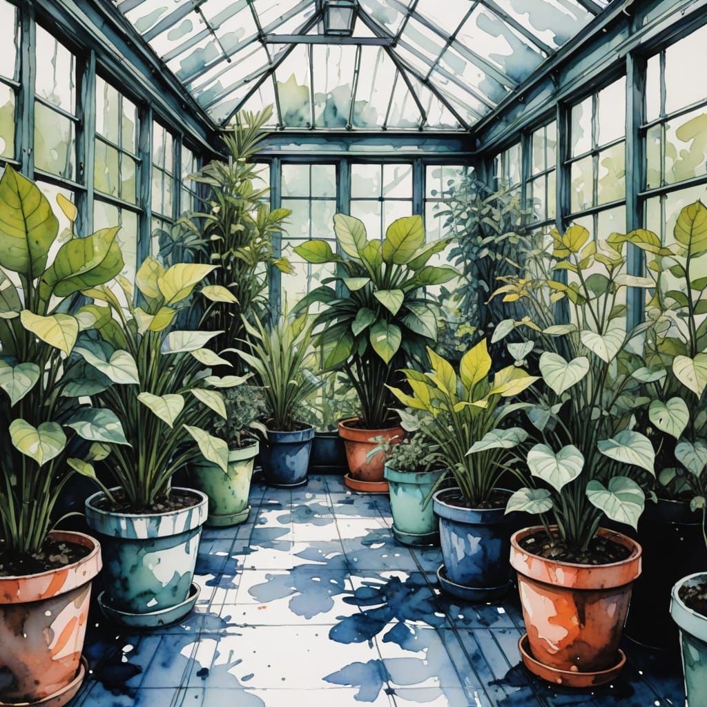 Botanical Art in Vibrant Watercolor