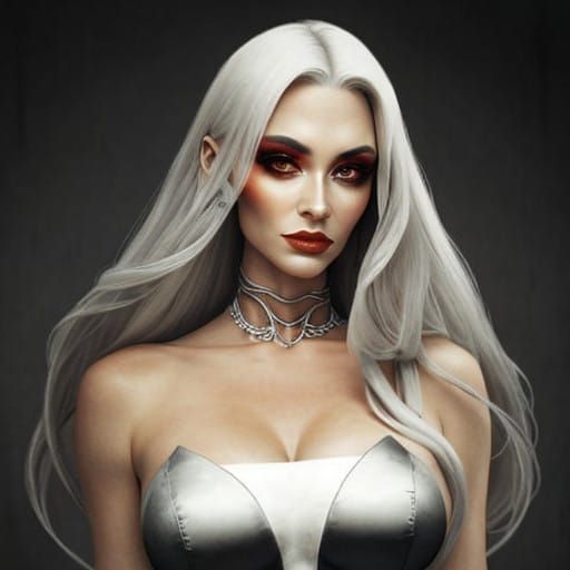 Ethereal, Surreal Goddess in Contorted Beauty