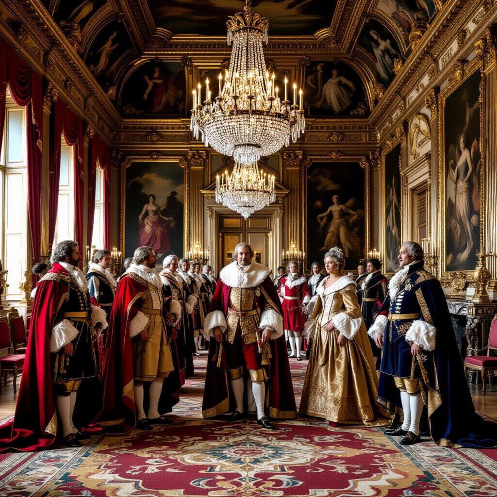 The Kings of France in Neoclassical Splendor