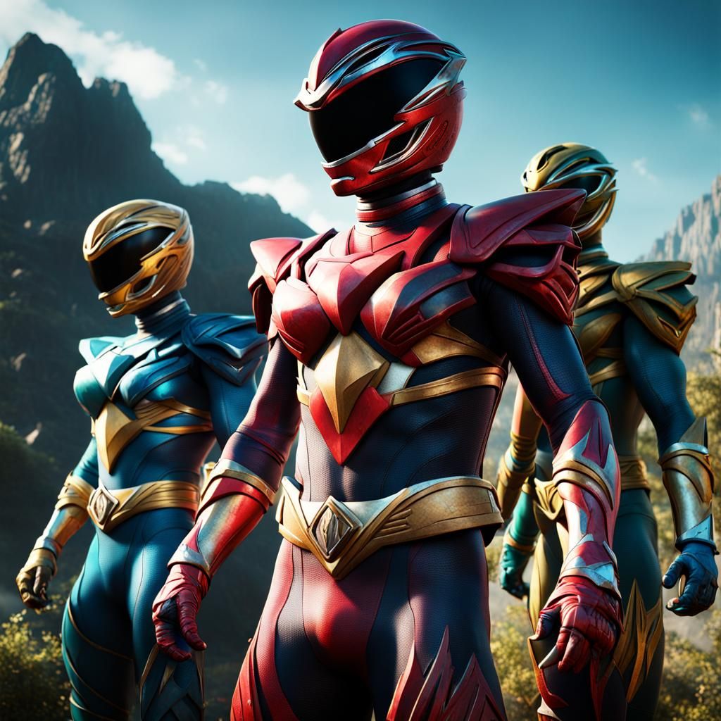 Power Rangers Fantasy Concept Art in 8k