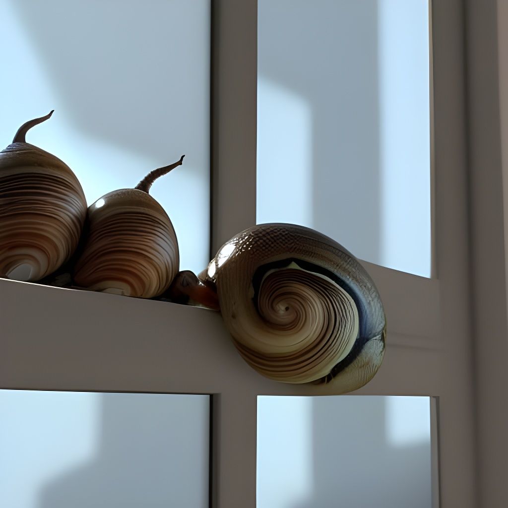 Hyperrealistic Snails on Window in Unreal Engine