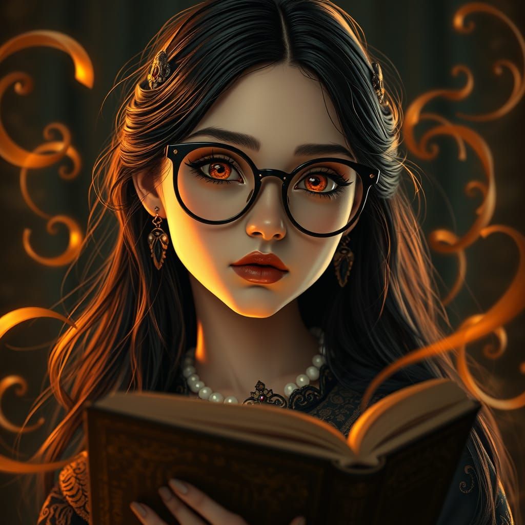 Gothic Princess in Velvet Darkness