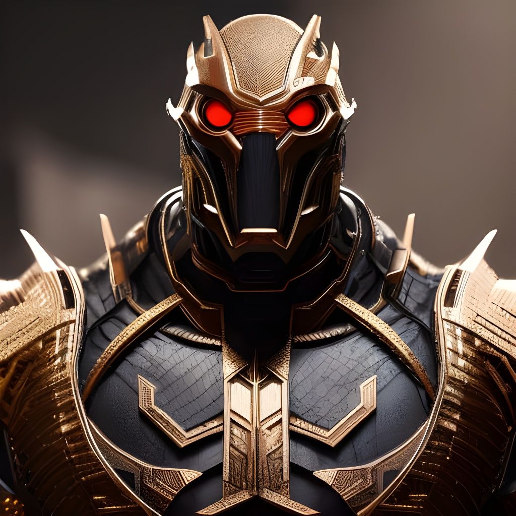 Scorpion from Mortal Kombat: Hyperdetailed Portrait