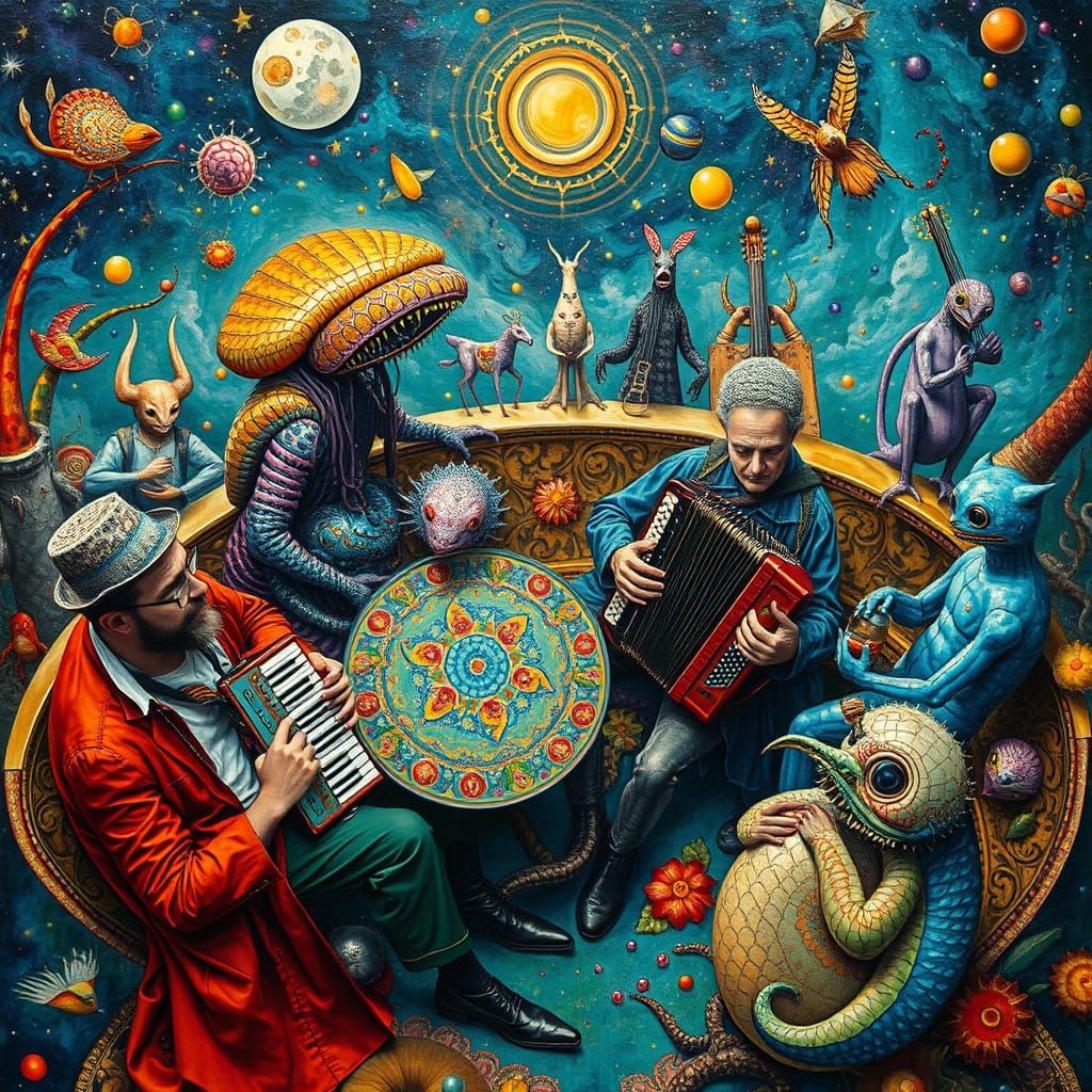 Psychedelic Utopia: Sacred Geometry in a Bizarre Oil Paintin...