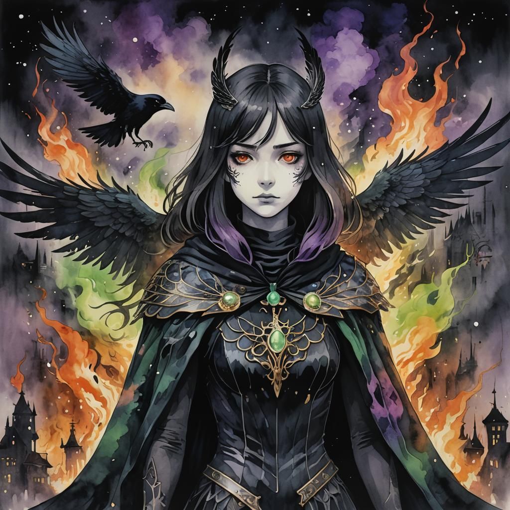 Rachel Roth in Studio Ghibli Anime Style