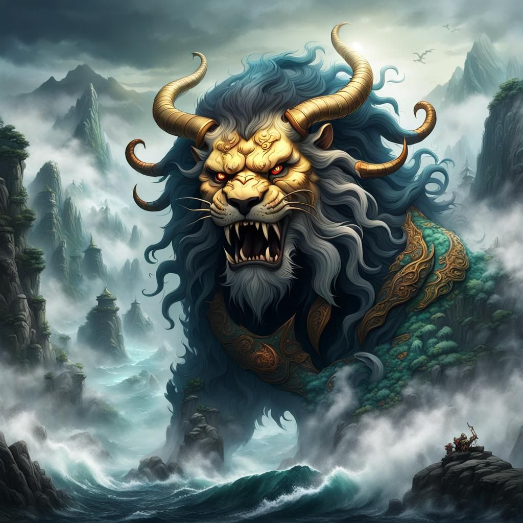 The Nian Monster in Chinese Folklore Art