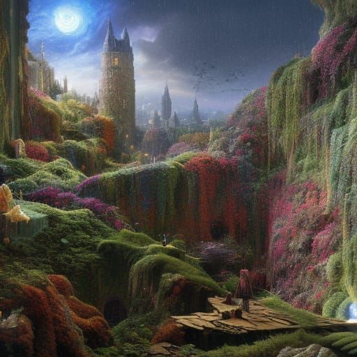 Surreal Dream Labyrinth: A Fantastic Voyage