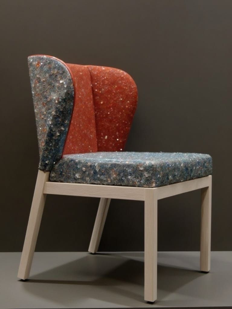 Ethereal Crystal Installation in Vibrant Pointillisme Style