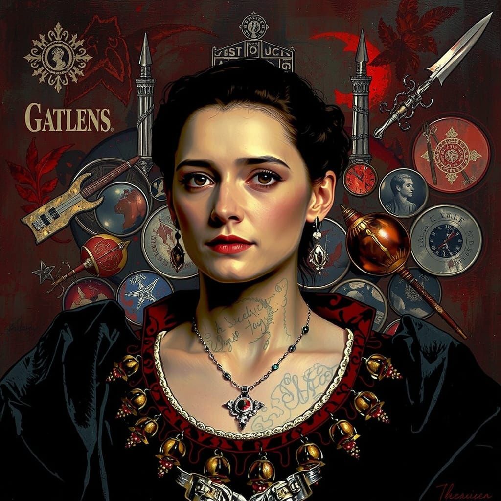 Etcher's Etched Sketch of Artist's Drawing