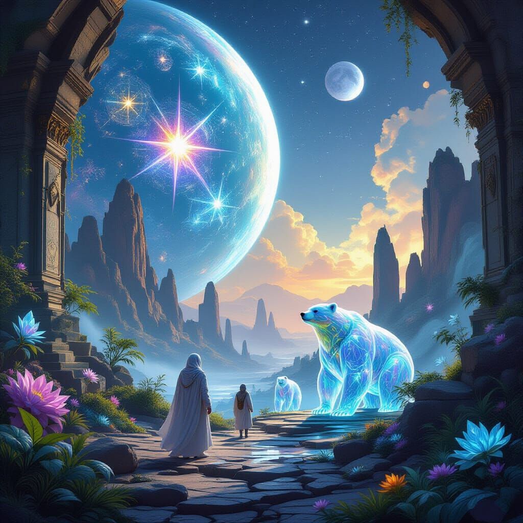 Alien Planet Encounter With Advanced Civilizations