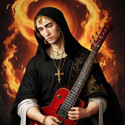 Madonna of Fire: A Fiery Religious Icon