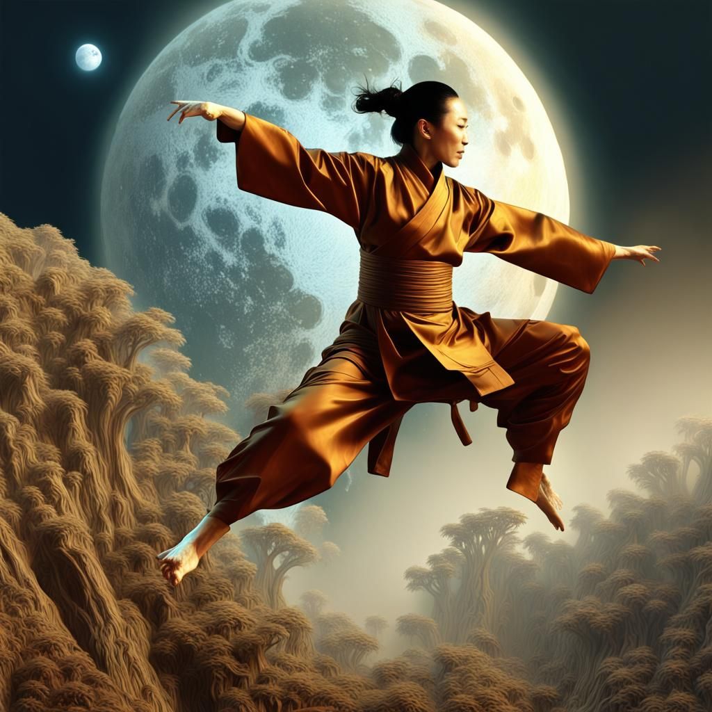 Michelle Yeoh as Fractal Art Martial Artist