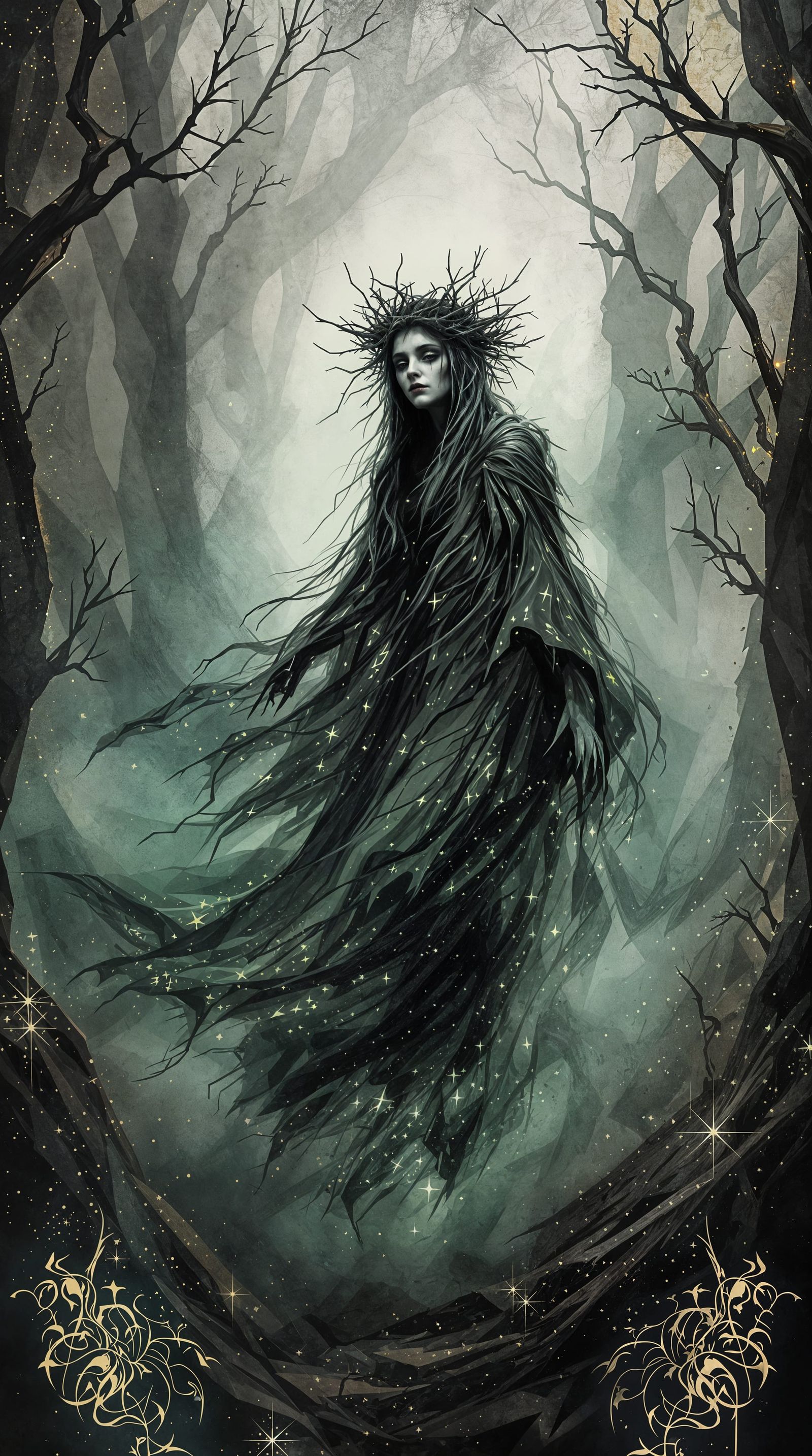 Spectral Witch in Ruined Forest Majesty