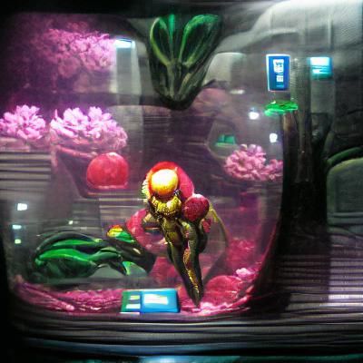 Metroid in a Fish Tank
