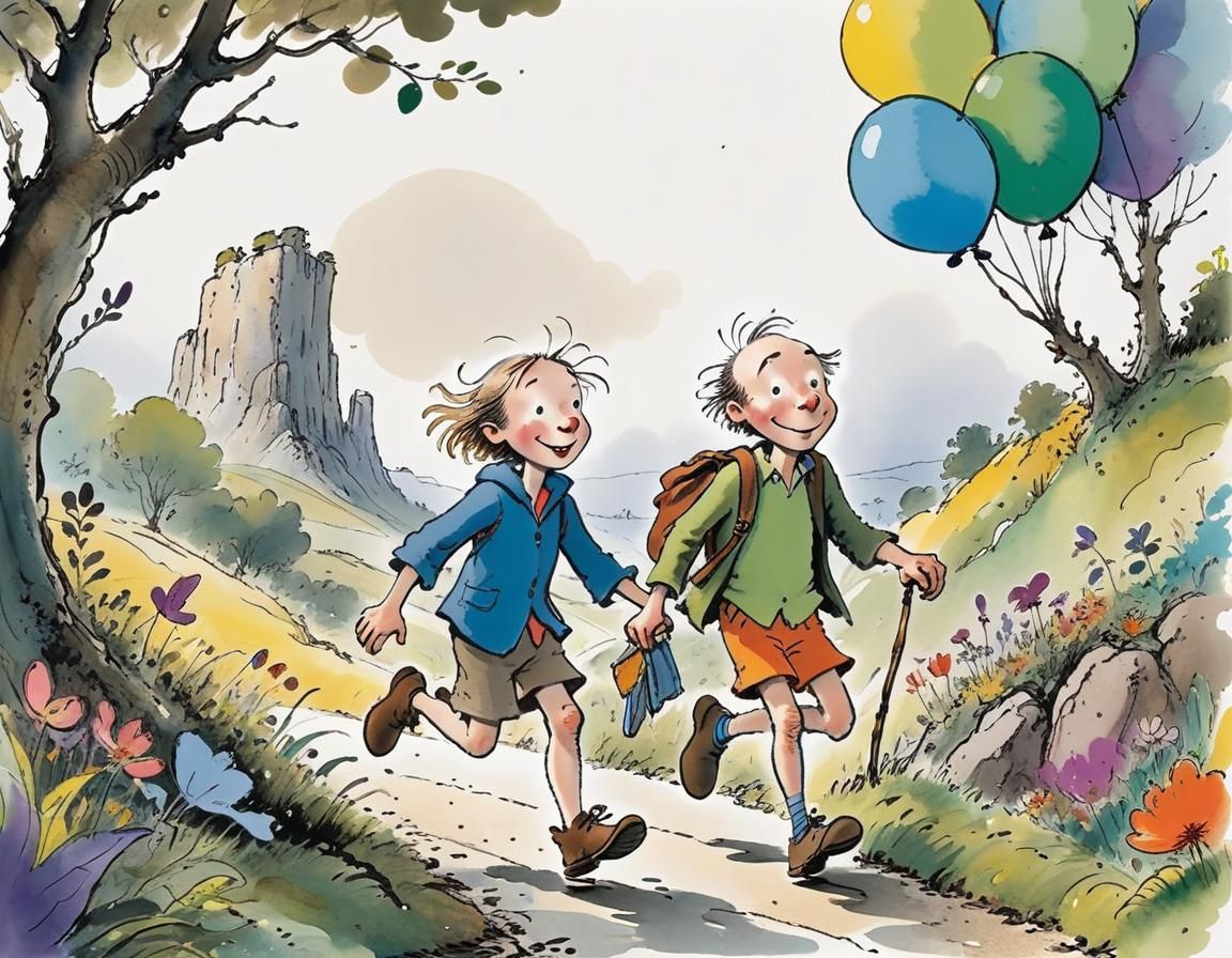 Quentin Blake Style - Step into a world