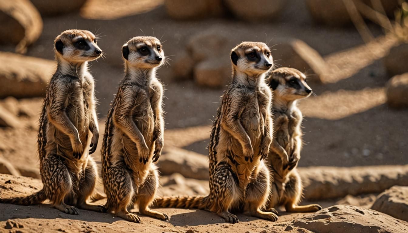 Meerkats in Natural Light: Professional Wildlife Photography