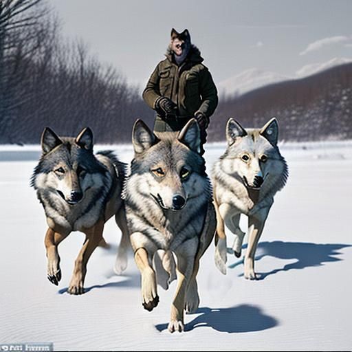 Ultimately, Buck chooses the wild. But his experience with humans has left an imprint. We see him join the wolf pack, ye...