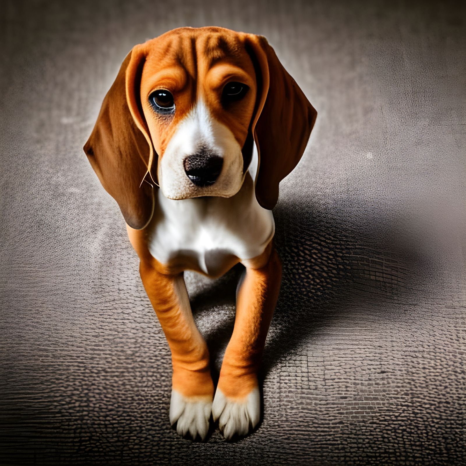 Hyperdetailed Beagle Portrait in Natural Lighting
